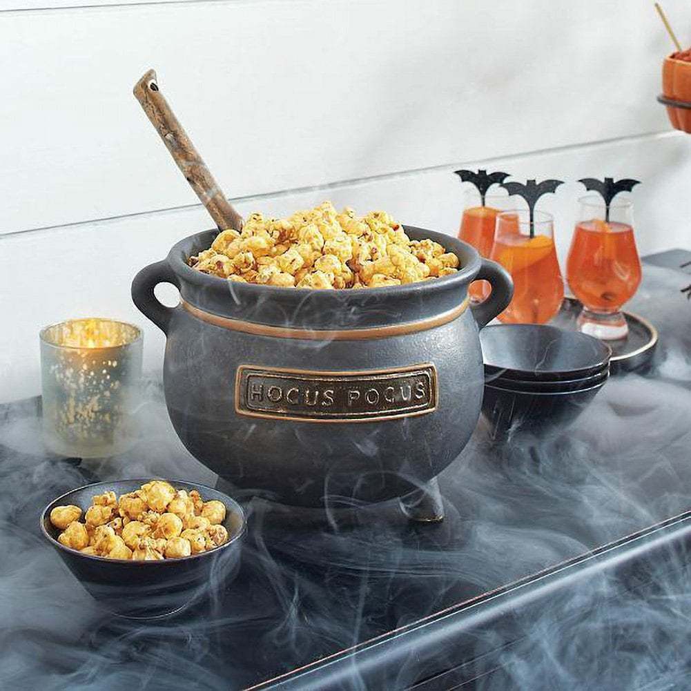 

Halloween Cauldron Candy Serving Bowl Decorations, Gray Resin Cauldron Bowls, Mini Cauldron Serving Bowls Shelf Candy Bowl Pot