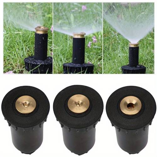 automatic up sprinklers with 90 180 360 degree settings for garden irrigation featuring a spray nozzle for lawn watering
