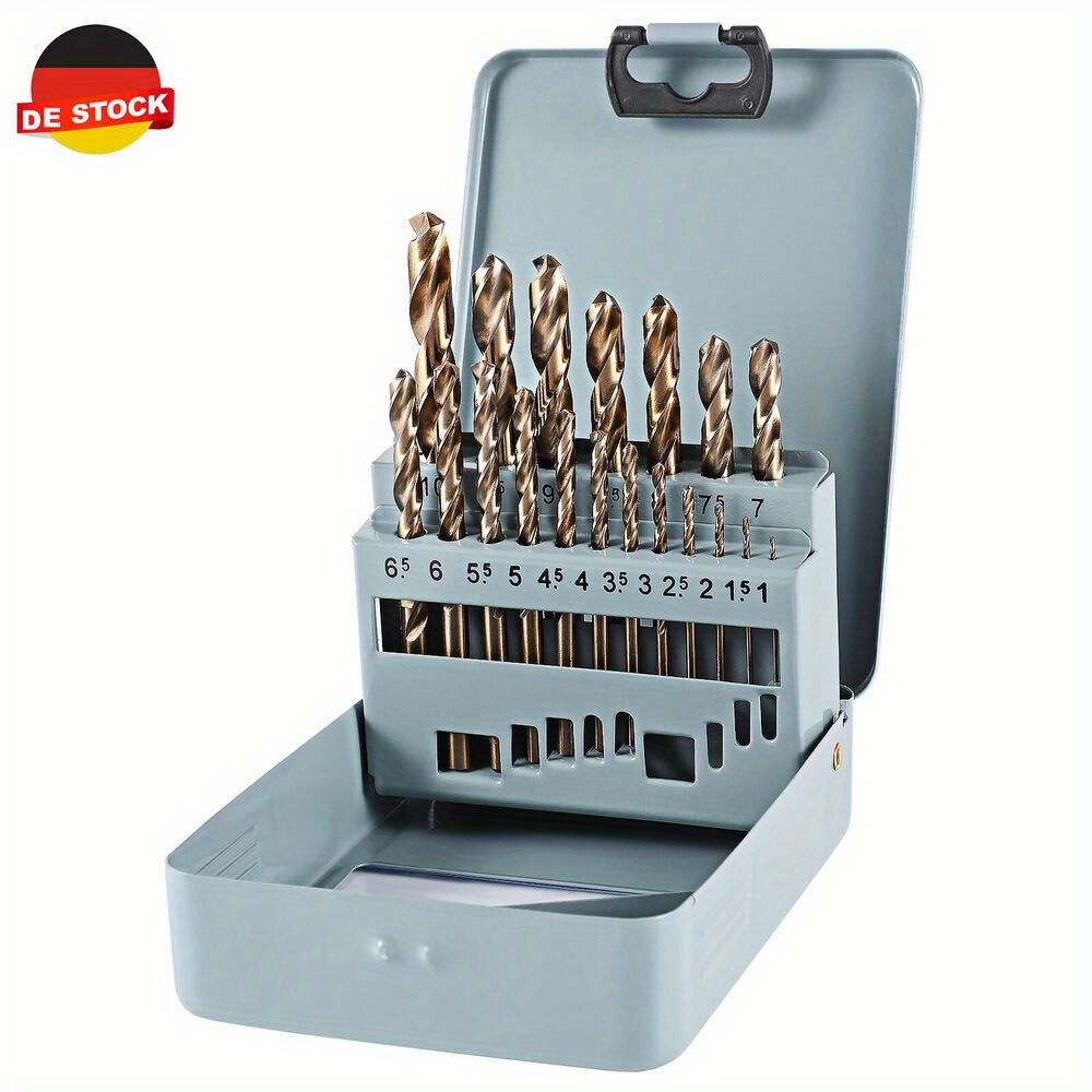 

Hsse Cobalt Twist Drill Set 1 - 10mm Drill Bits Extreme Drill Set Metal Drill Bits