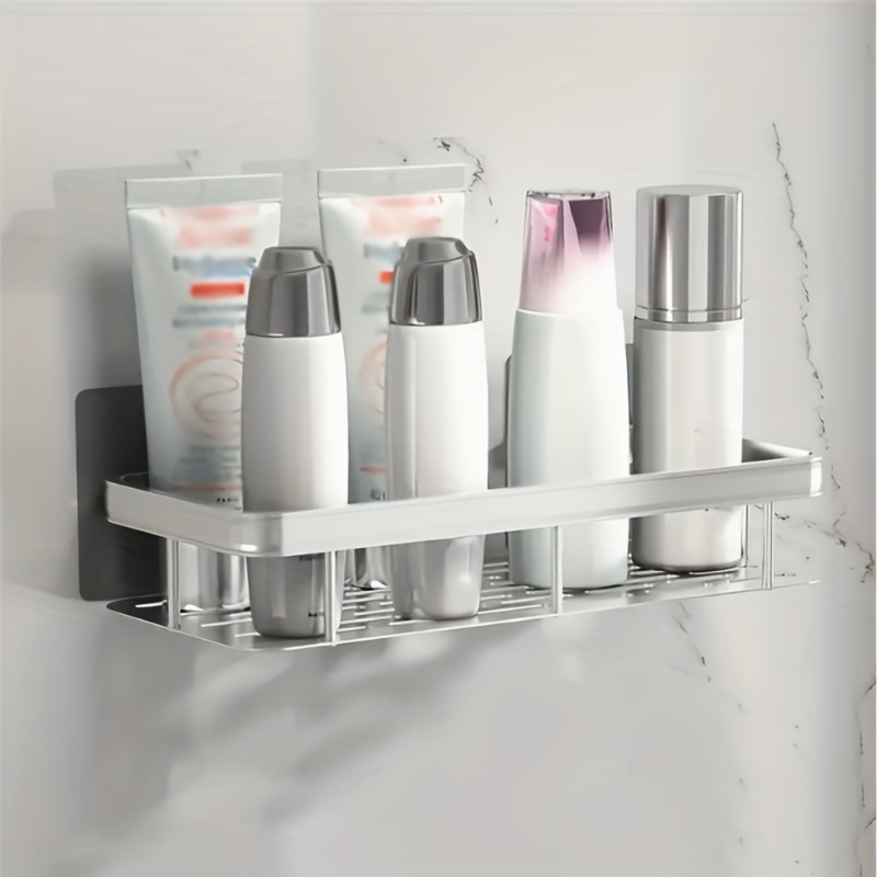 

Easy-install Self-adhesive Shower Caddy - Space-saving Wall Mounted Bathroom Organizer For , First Apartments & Rvs