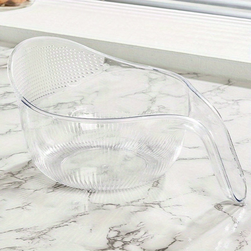 1pc multifunctional plastic washing bowl diamond shaped for and vegetables accessories details 0