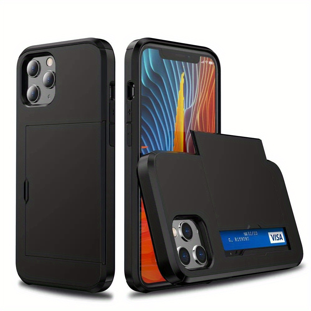 TOMYOU Cover Portafoglio Con Slot E Stand Per IPhone 12 Pro Max - Pelle PU E TPU Antiurto, Chiusura Magnetica - 3