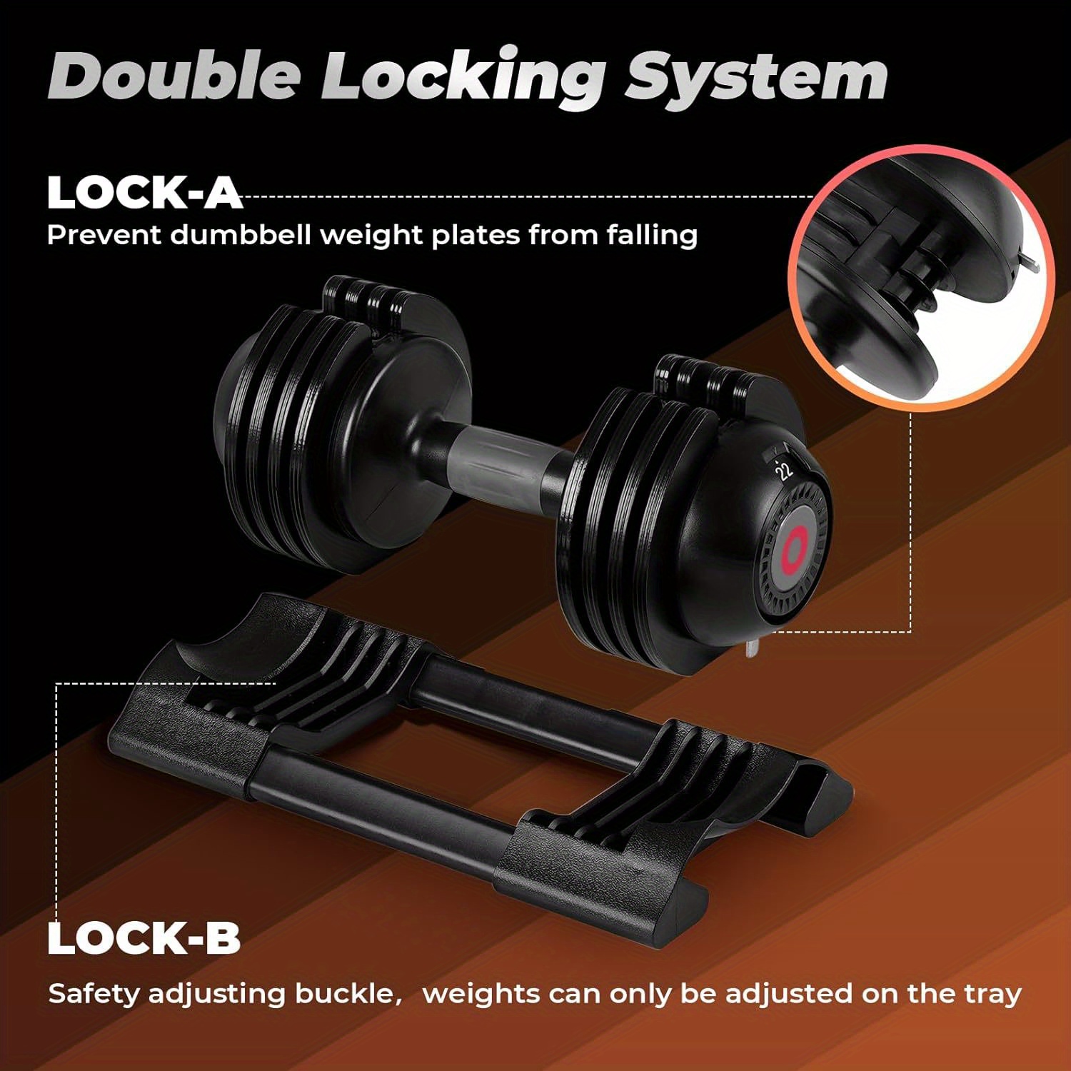 Adjustable dumbbells cheapest 22lbs