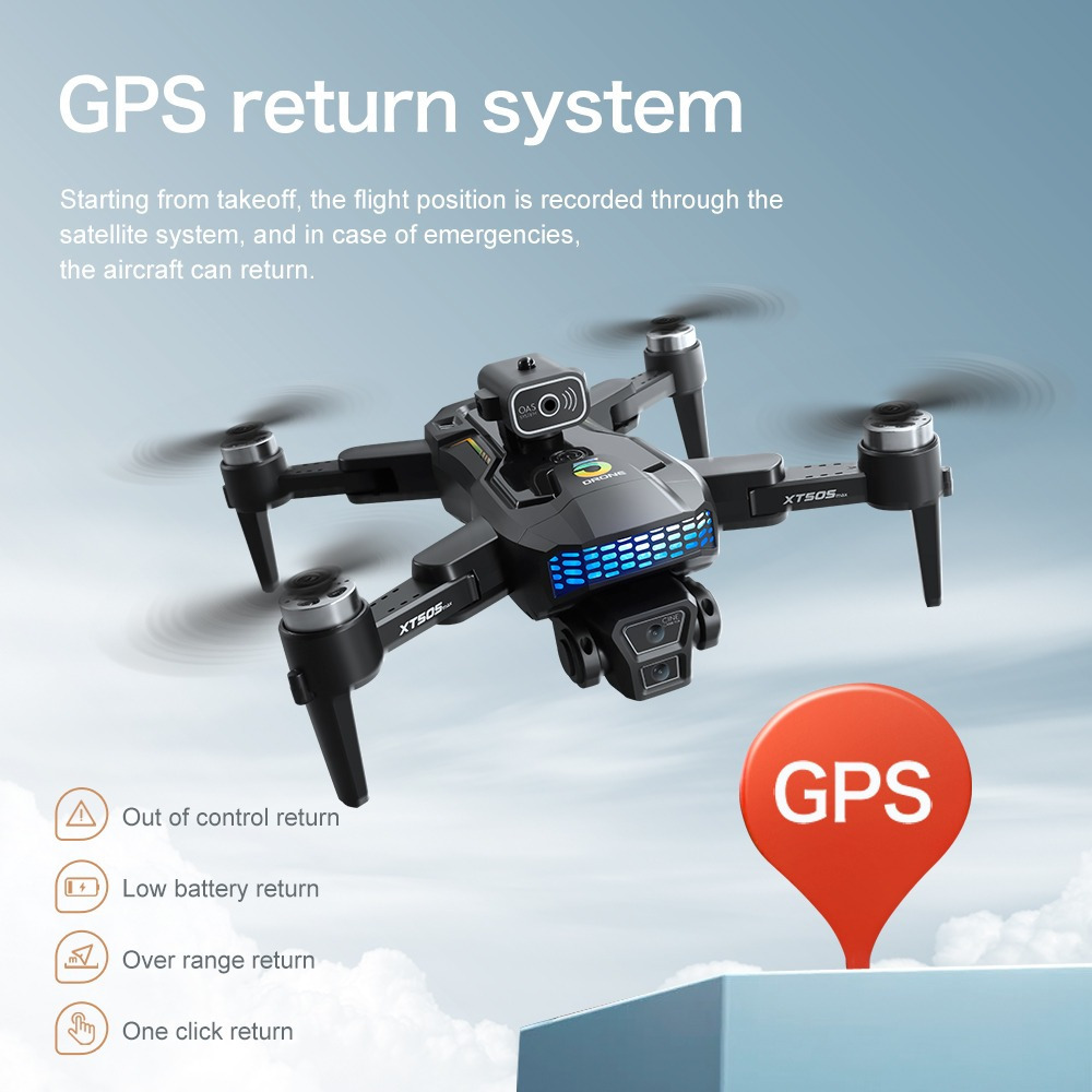 [4K GPS Drone with Brushless Motor] 4K HD GPS Drone with Brushless Motor - Foldable Structure, Smart Obstacle Avoidance, One-Axis Gimbal, WiFi Enabled, Ideal for Beginners - Includes 3 Batteries, Perfect Gift, Outdoor Flying Toy | Vibrant Green Accents details 11