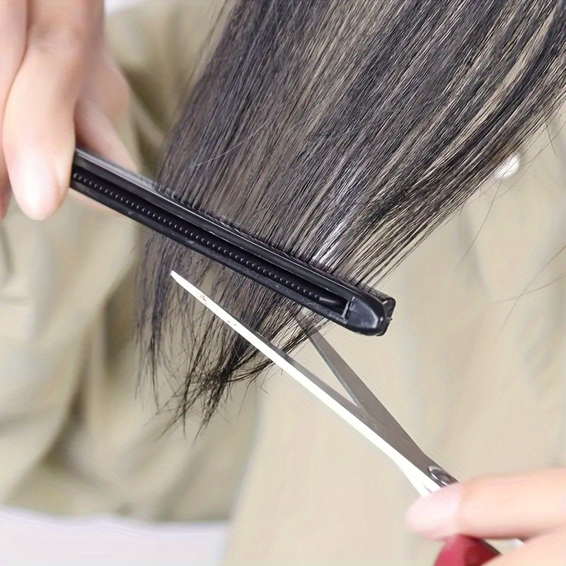 Professional V-Shaped Hair Styling Comb - Casual Plastic Finishing Comb for Straightening & Cutting - Practical Hairdressing Tool