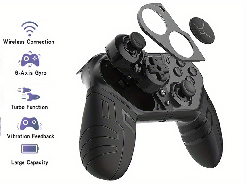 Wireless P4 Controller With Back Buttons & Turbo - Enhanced Gaming Gamepad For PS4/PS5/Pro/Slim