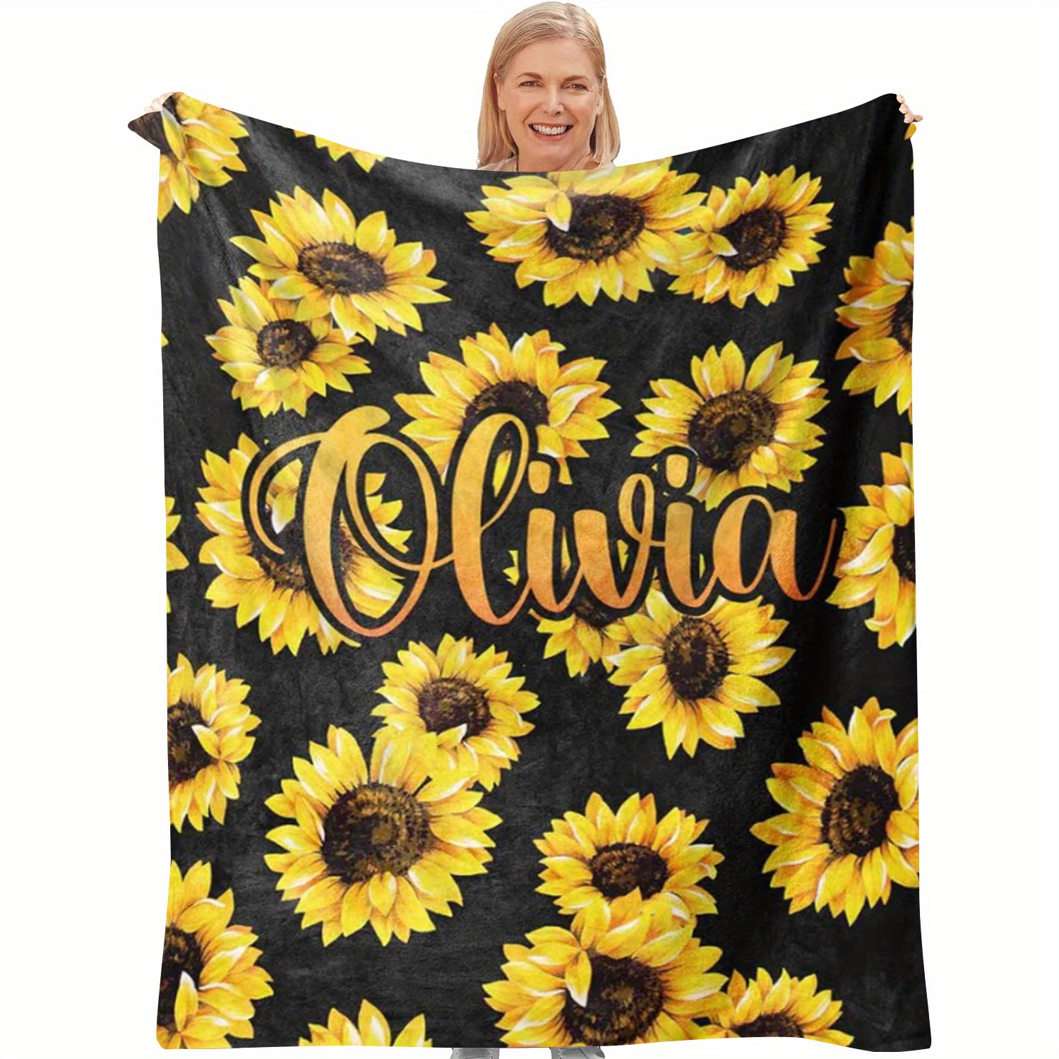 

Personalized Blanket: , Fleece, For - In 3