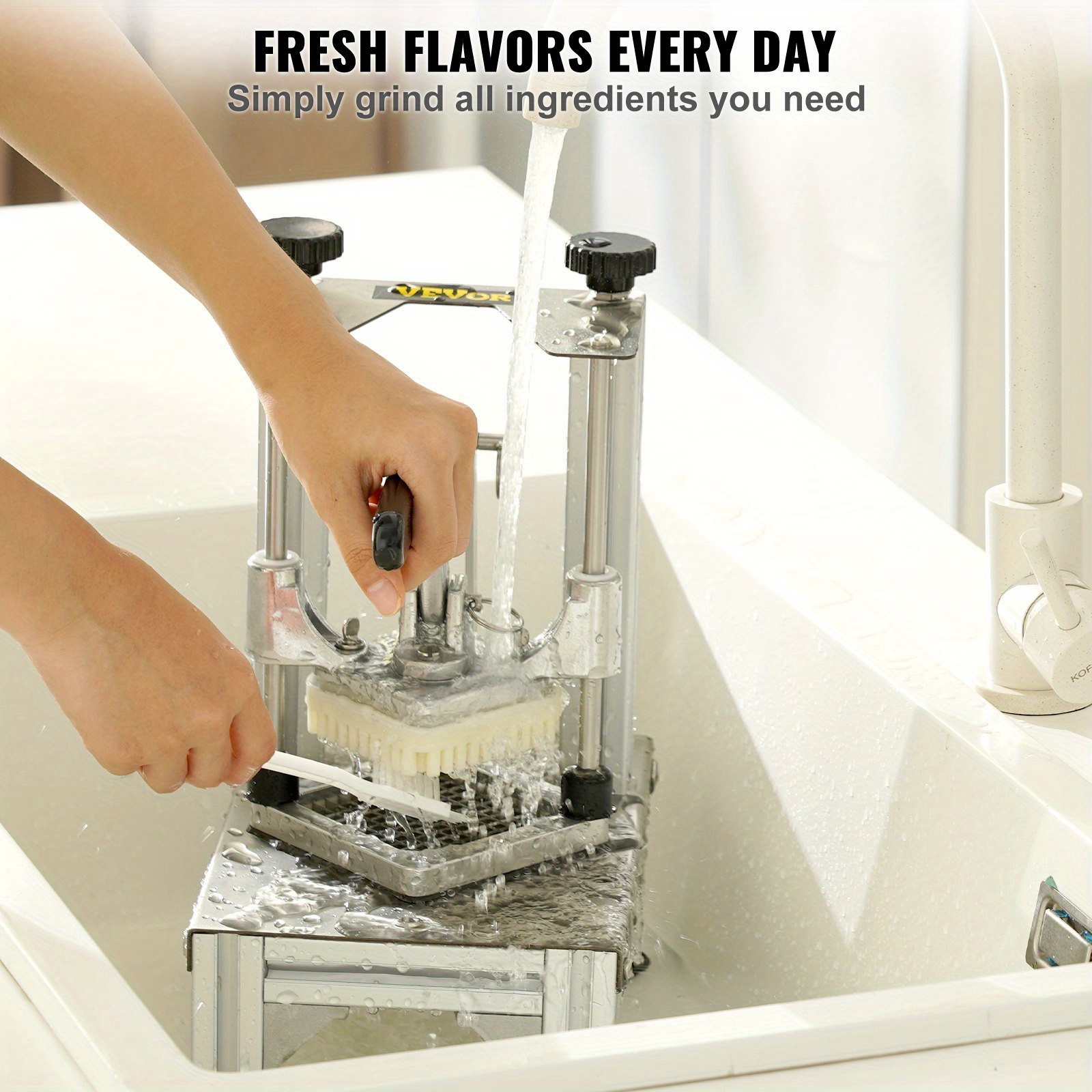  commercial vegetable dicer vegetable chopper 4 blades french fry cutter details 5