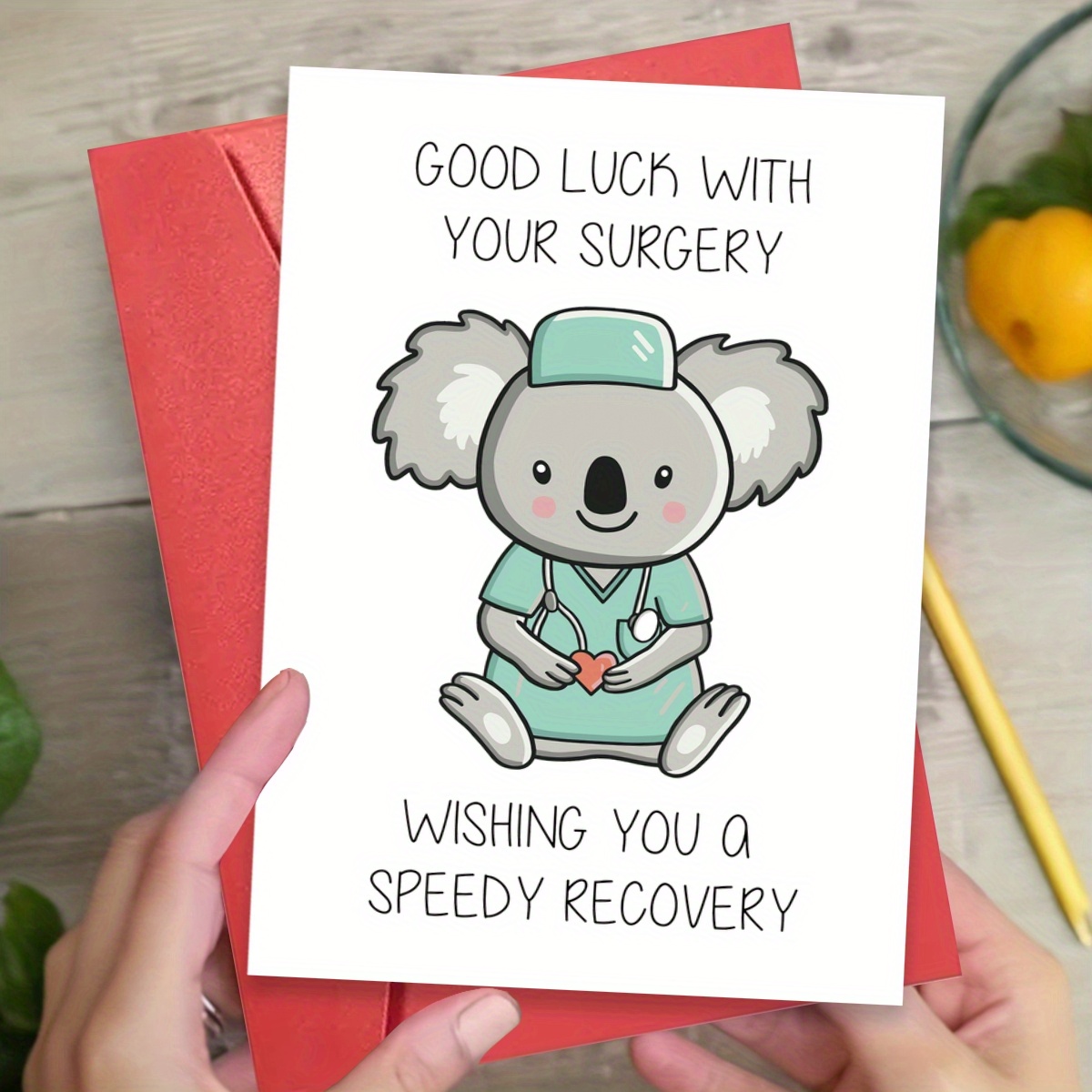 ICHRATI Get Well Keychain Gift - Empathetic Message For Surgery Recovery, Grief, Loss, Divorce Support
