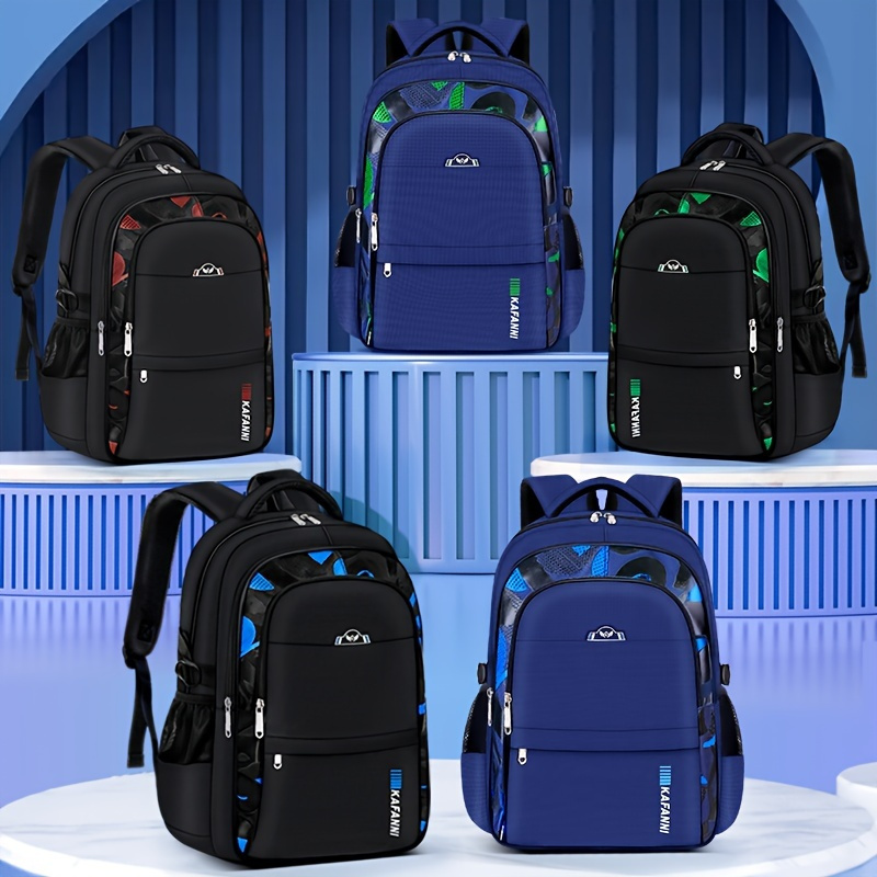 

Lightweight & Waterproof Nylon Backpack - Large Capacity, Adjustable Straps, School & Travel