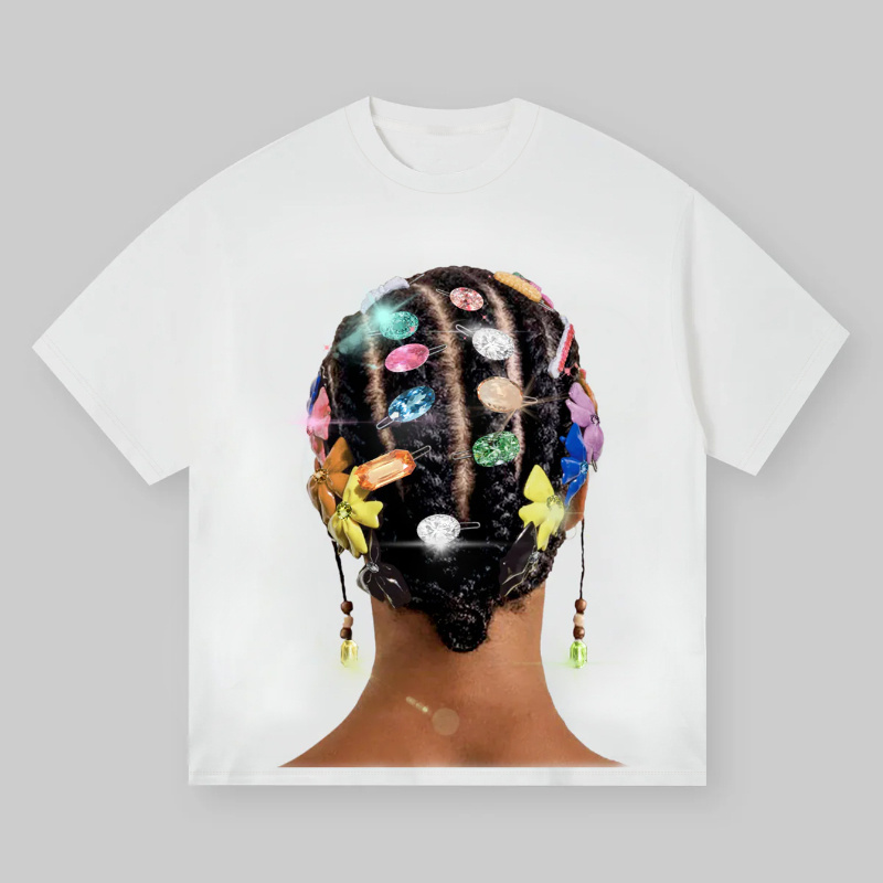 

Back Graphic Print T-shirt, Men's T-shirt, Summer Casual Short-sleeved T-shirt