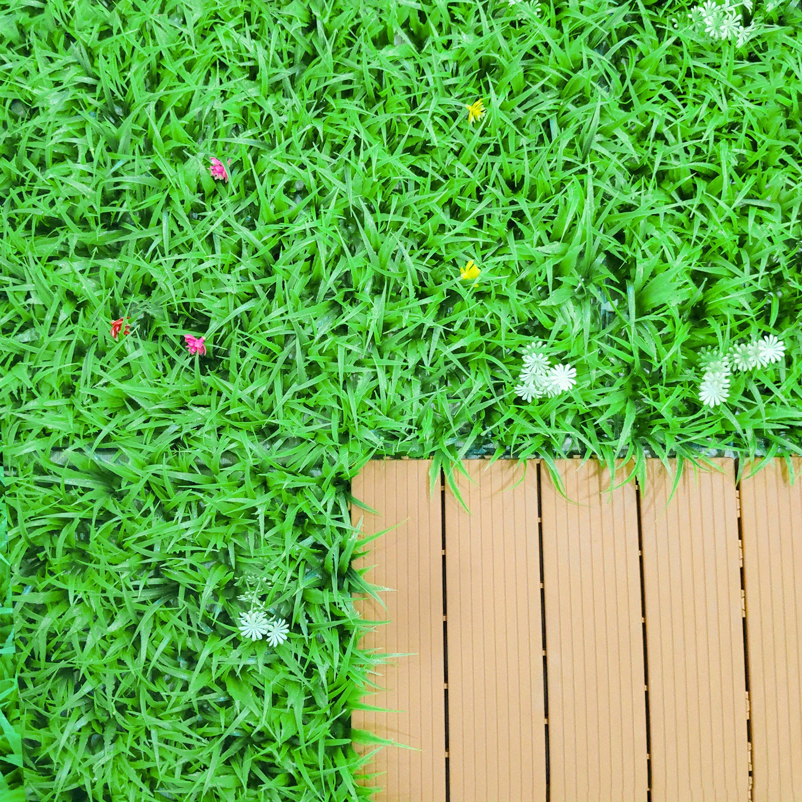 1/2/3pcs Seedling Turf Artificial Plant Backdrop Lawn Floor Mat Garden ...