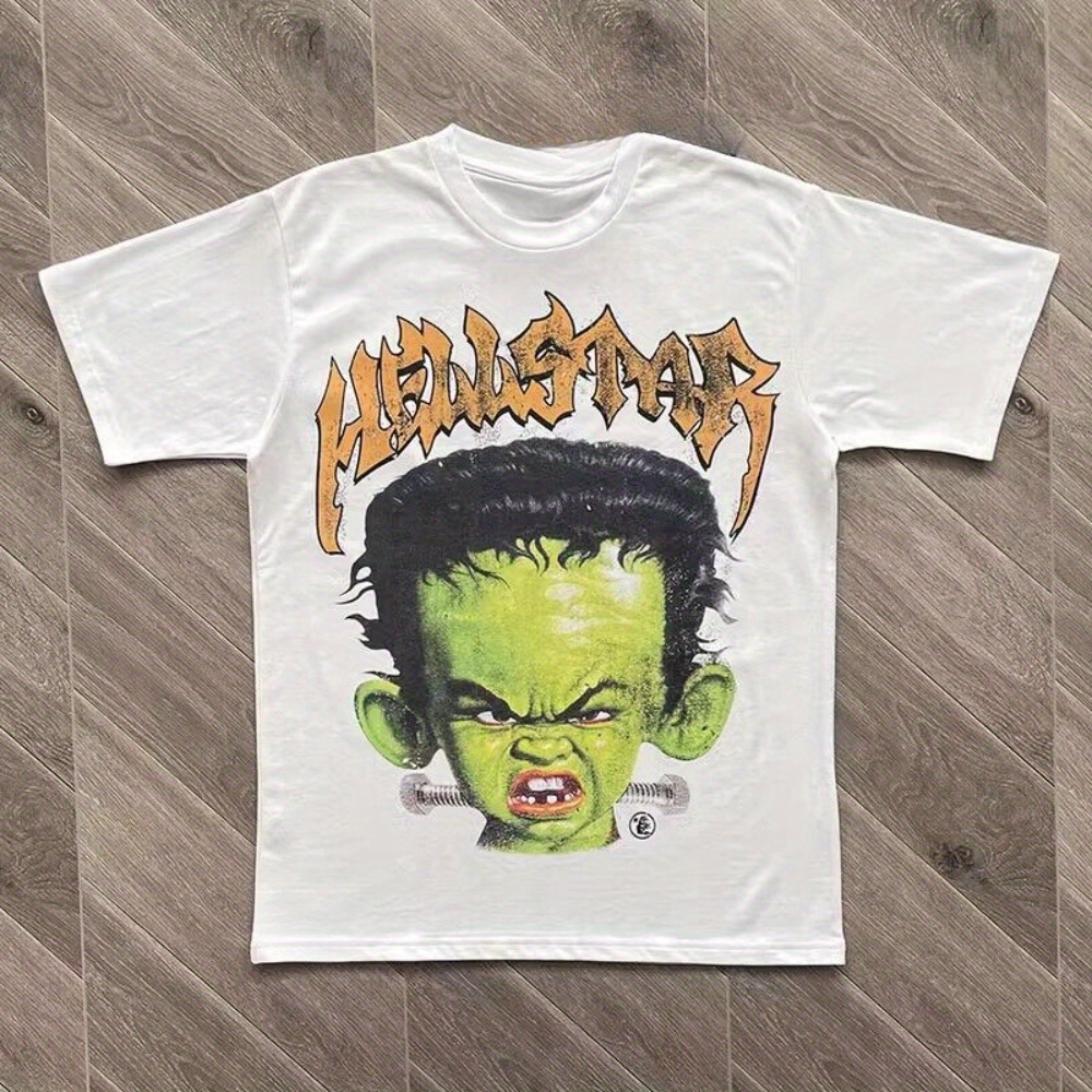 

Frankenkid Star Tee Green Boy Avatar Printed Cotton Short Sleeved T-shirt