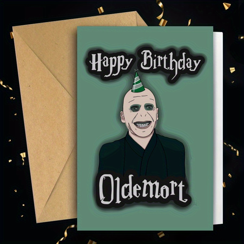 

Festive Wizard Birthday Card: Harry Meme, Unusual Items, Gift Cards - Perfect For Christmas, Thanksgiving, Halloween, Or Any Special Occasion