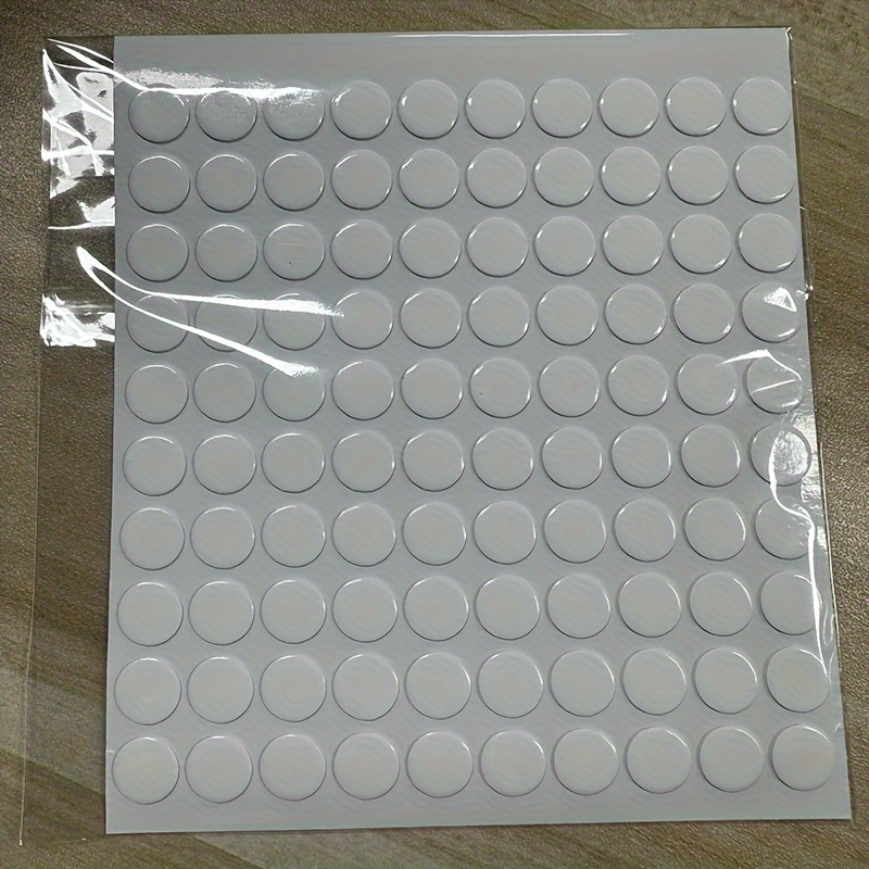 100pcs Transparent Round Acrylic Double-sided Adhesive Stickers - Trace-free, Removable, Nano Adhesive, Ideal For , Car Decoration, And Applications