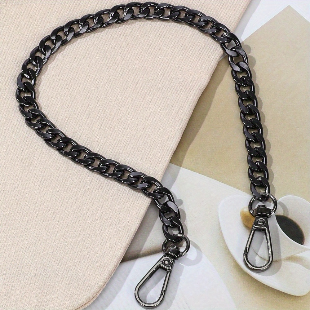 

Minimalist Fashion Long Chain Shoulder Bag Strap - Diy Wallet Chain Kit - Aluminum Material