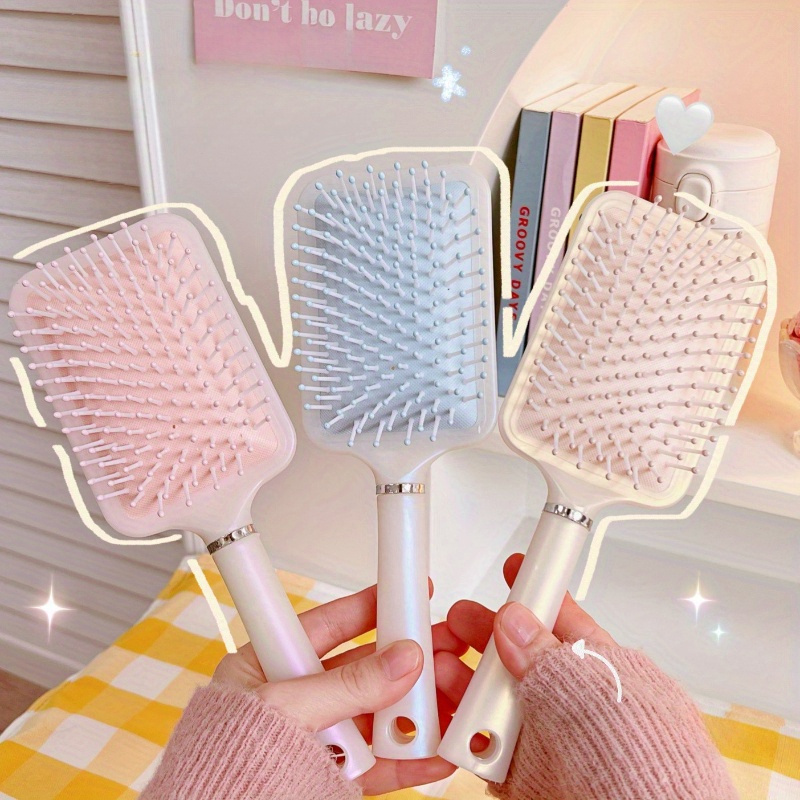 

1pcs Color Hairstyle Combed Paddle Cushion Brush Home Massage Airbag Comb Combs The Airbag Comb