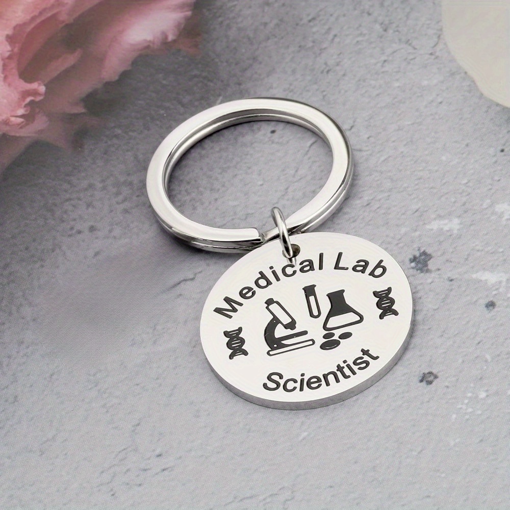 

[customer ] Stainless Steel Scientist Keychain - Perfect Gift & Technicians,