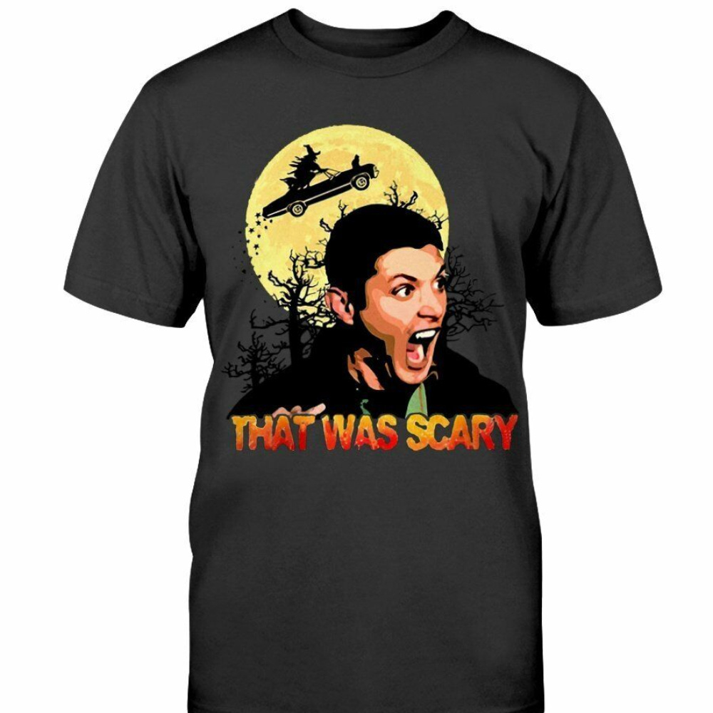 

Dean Winchester Supernatural That Was Scary Funny Halloween Men T-shirt