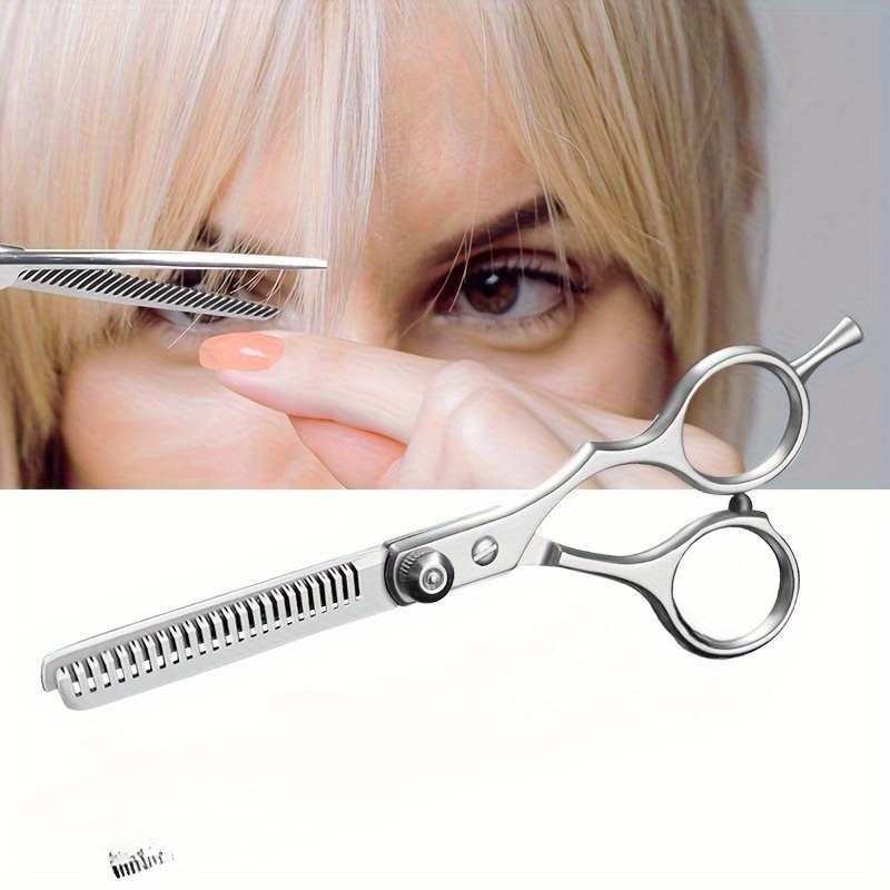 

Professional Hair Thinning Shears - Texturizing Scissors For Cutting, Split Ends & Relaxed Textured Hair, Unscented Haircut Scissors For Salon & Home Use