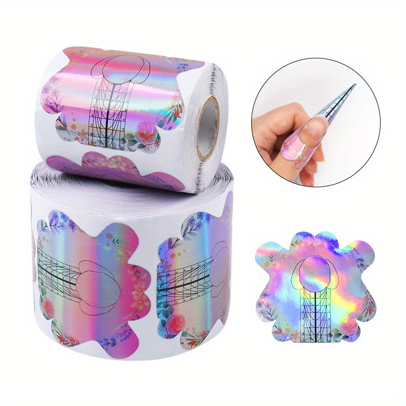 

French Nail Form Tips: 100/300/500 Pcs Uv Gel Extension Form Nail - Art Guide Mold Manicure Stencil - Acrylic Tools - Alcohol-free