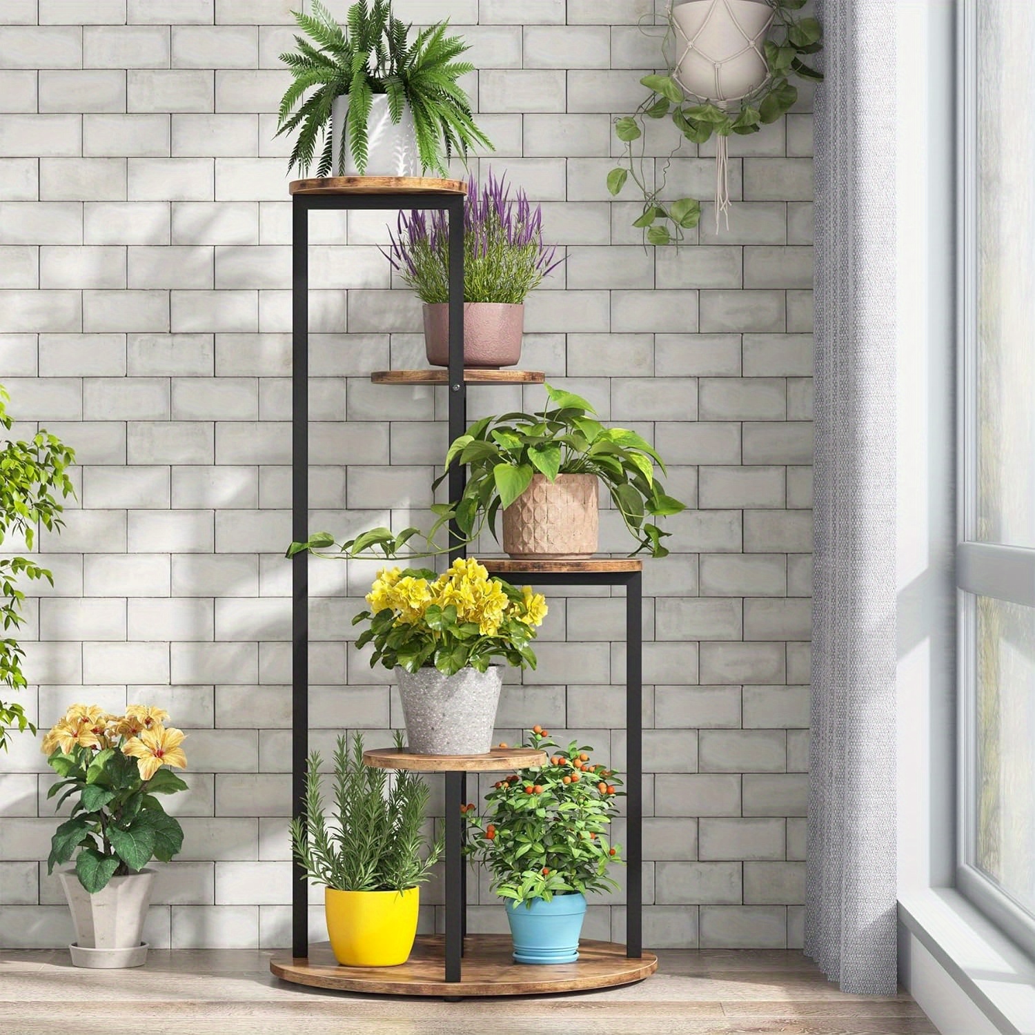 Plant Stand Indoor, Multi-Tiered 11 Potted Plant shops Shelf Flower Stands,