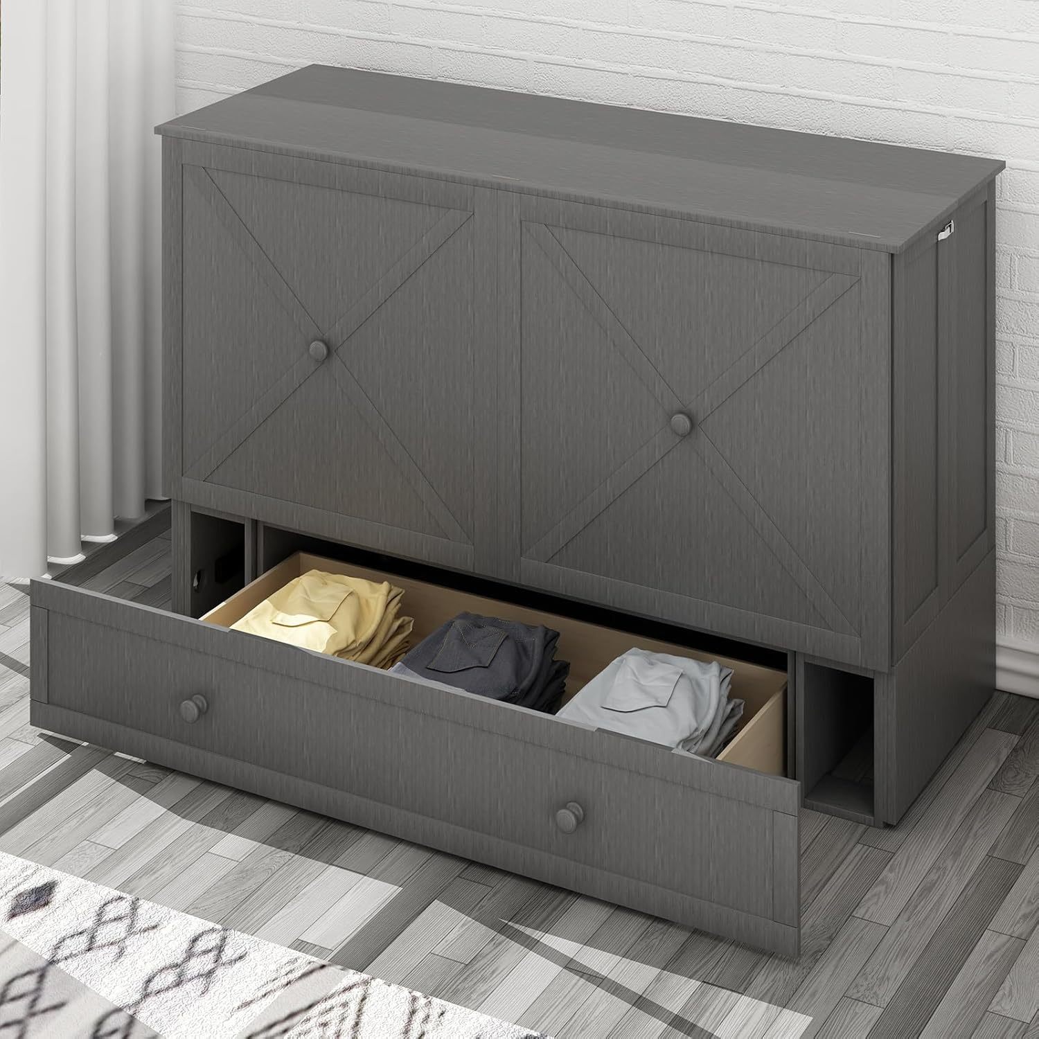 Queen Size Murphy Bed - Image 2