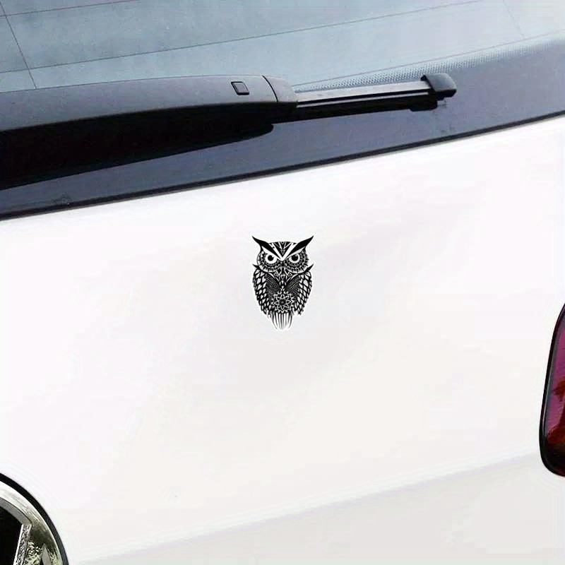 Owl Decal Vinyl Cartoon Owl Sticker Car Temu