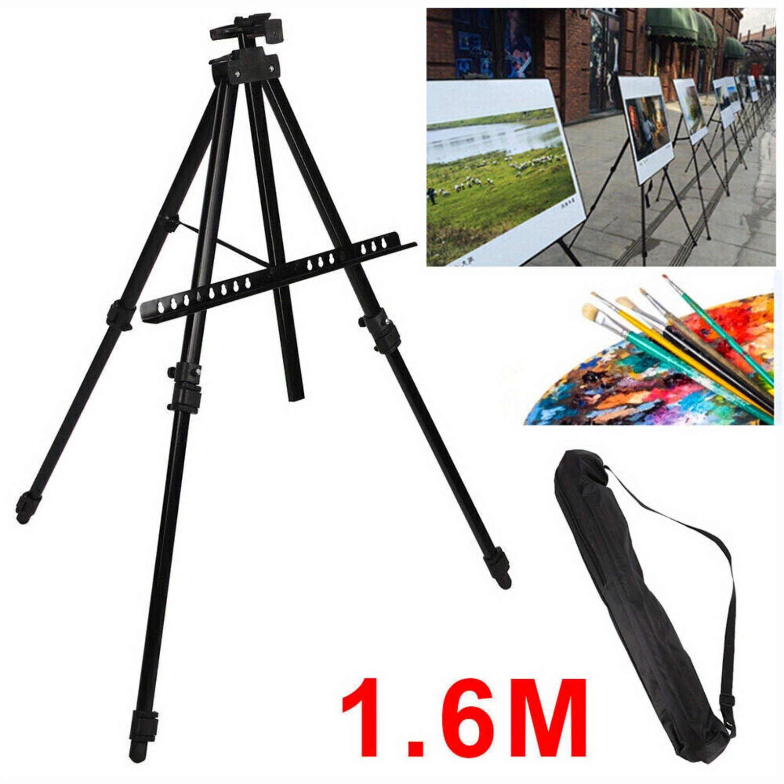 

Easley Studio Squadron Field Easel Folding Triple Foot Stand + Bag 1.6 M-