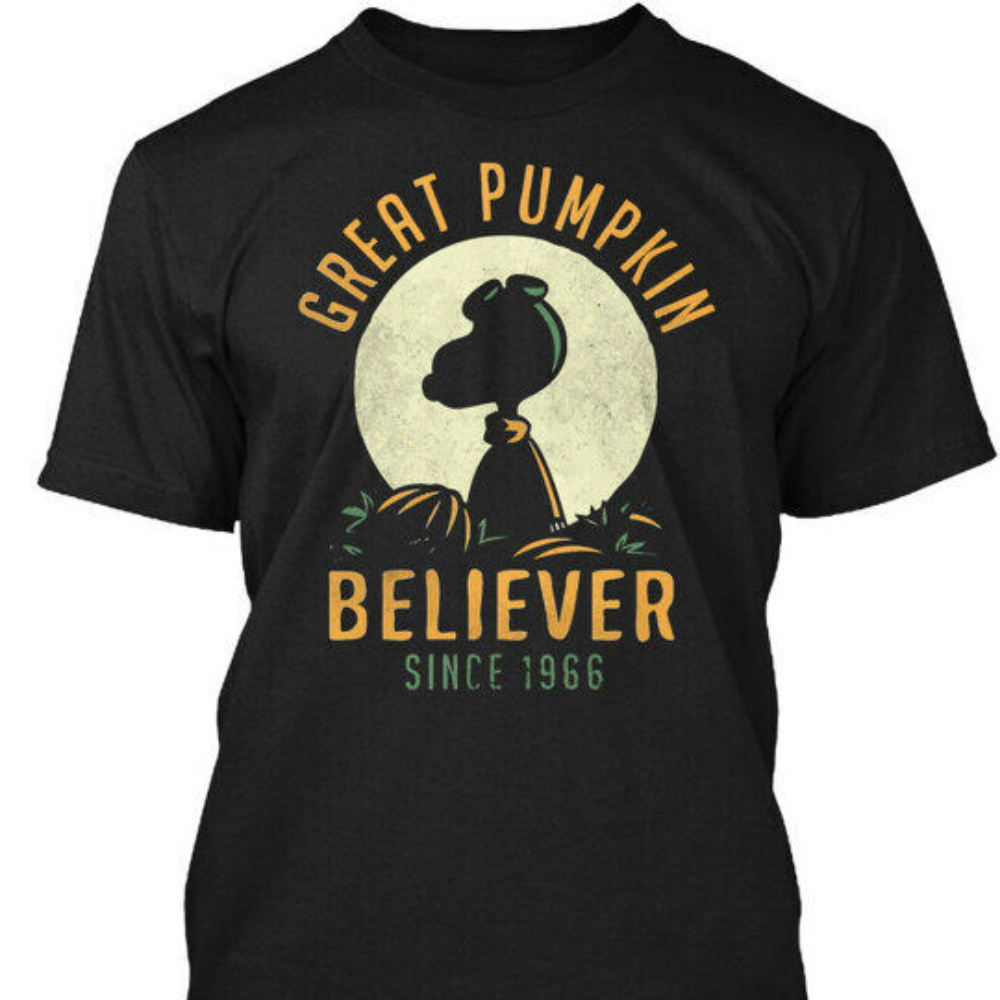 

Great Pumpkin Believer Since 1966 T-shirt Made In Usa