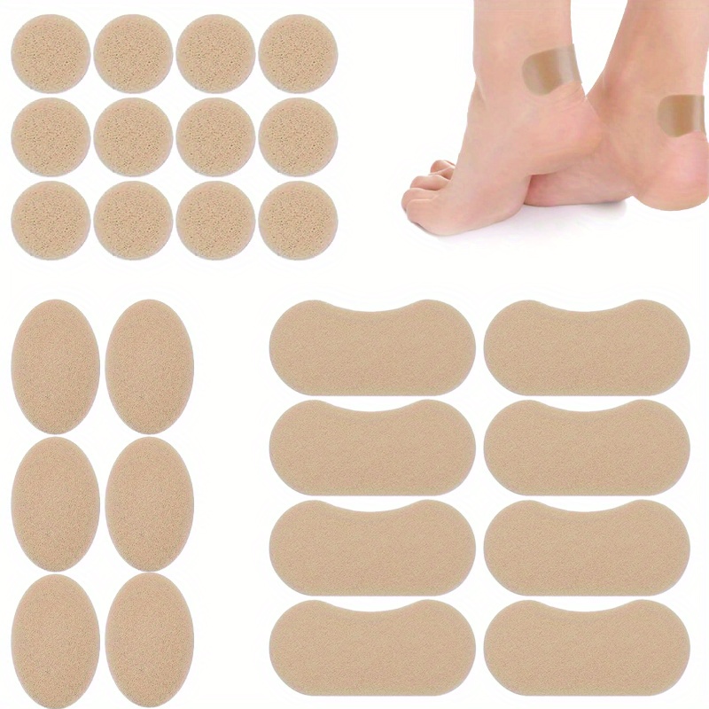 

70-piece Foot Care Kit - Callus Removal Pads, Anti-friction Heel Protectors, Cushion Stickers For Thighs & Feet, Invisible Adhesive Patches, Unscented Tools & Accessories