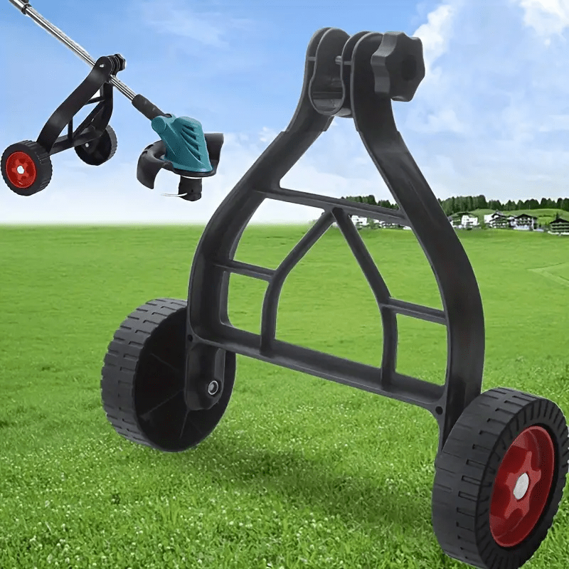 

Easy-install Portable Lawn Mower & Trimmer Wheel Set - , Adjustable Height For Effortless Gardening