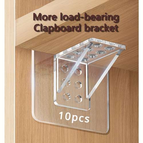 Murtenze 100Pcs 6mm Clear Shelf Support Pegs, Plastic
