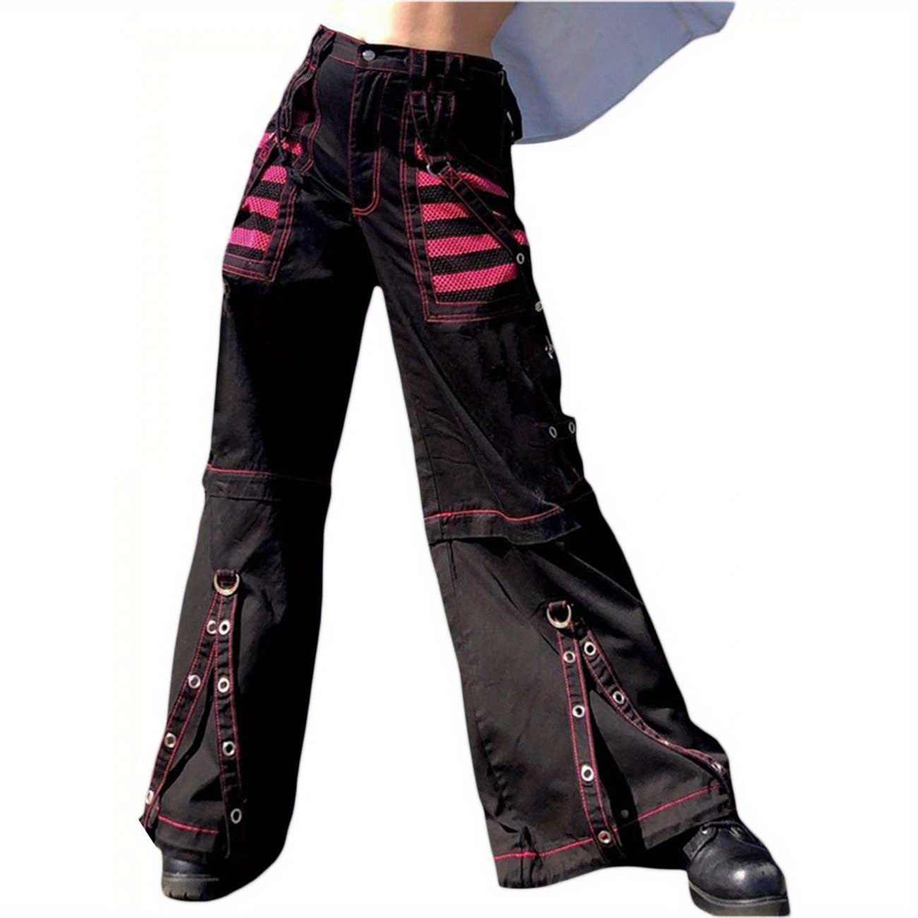 

Women Low Waist Pants Trouser Aesthetic Leg Pants