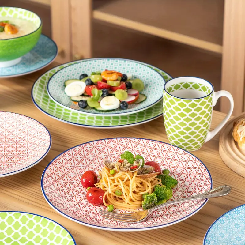 16 teiliges japanisches porzellan geschirrset 4 personen –