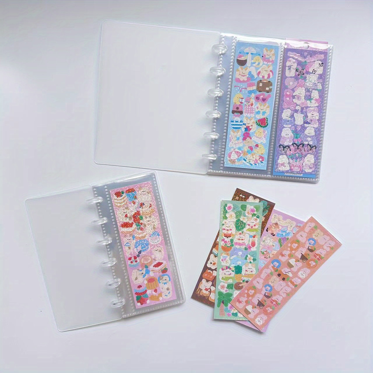 

Mushroom-themed 4-slot Photocard Album - Cute & Movie Memorabilia Organizer, 20 Pages, Pp Material