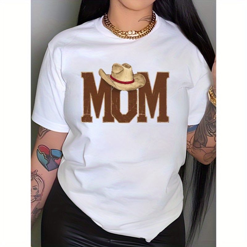 

Mom Cowboy Hat Women's T-shirt