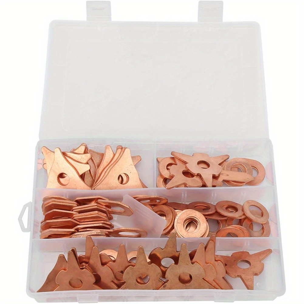 

110pcs Dent Pulling Puller Rings, Round Soldering Piece, Automotive Sheet Metal Welding Repair Tool Set