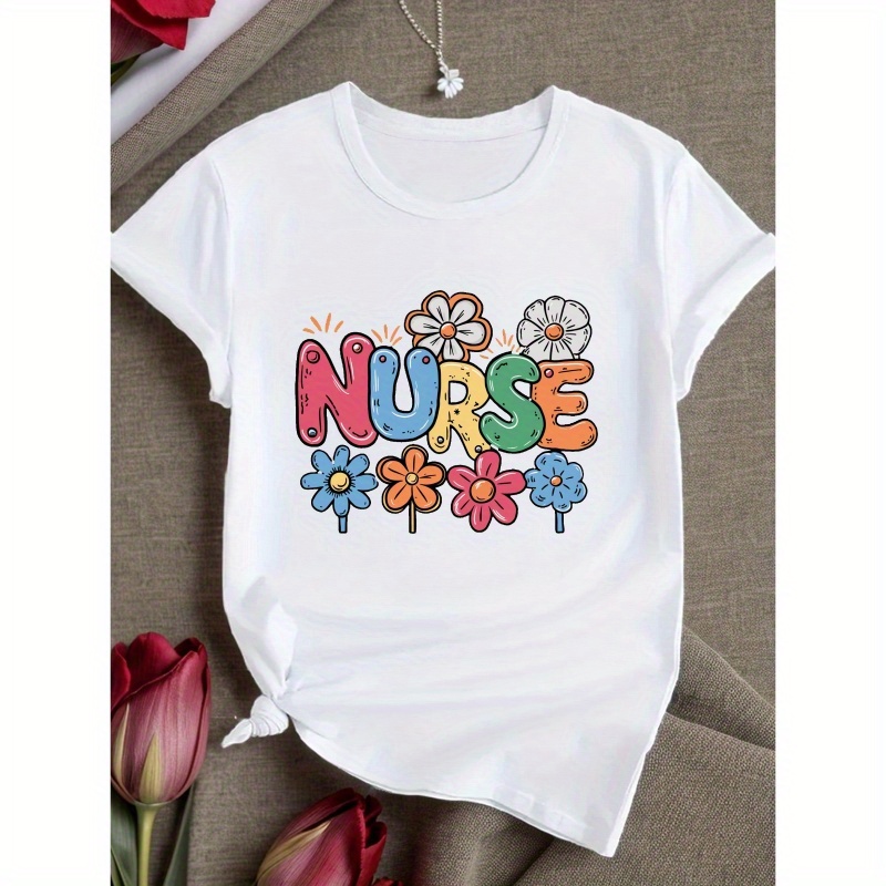 

Flowers Nurse Women's T-shirt