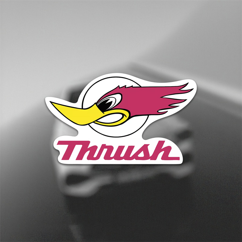 Thrush Classic Muffler Vinyl Decal Sticker Set Perfect Cars - Temu