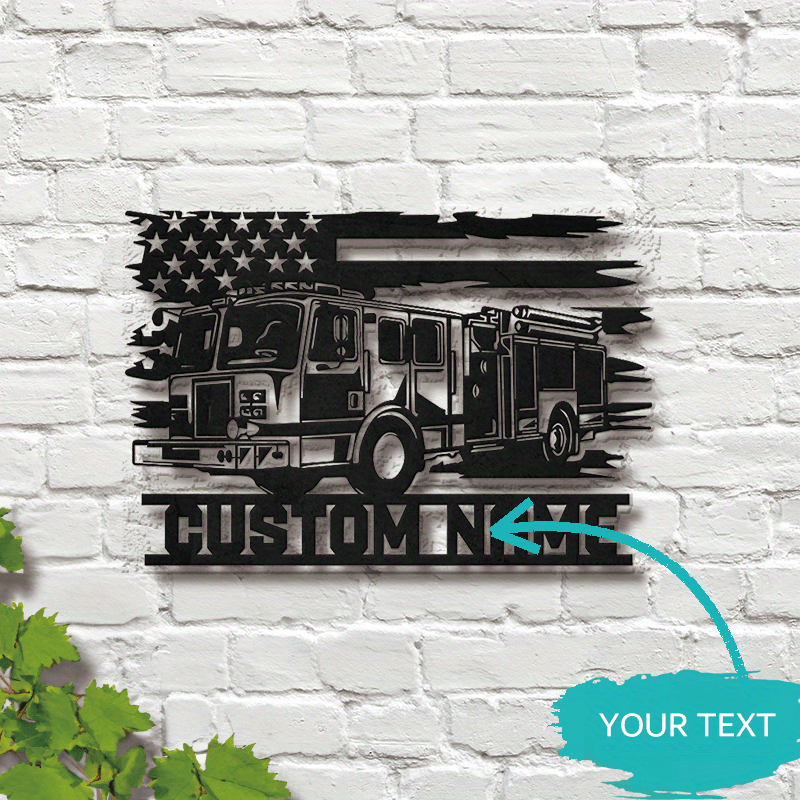 

1pc Personalized Steel , Metal , Patriotic Decor, To Decoration,