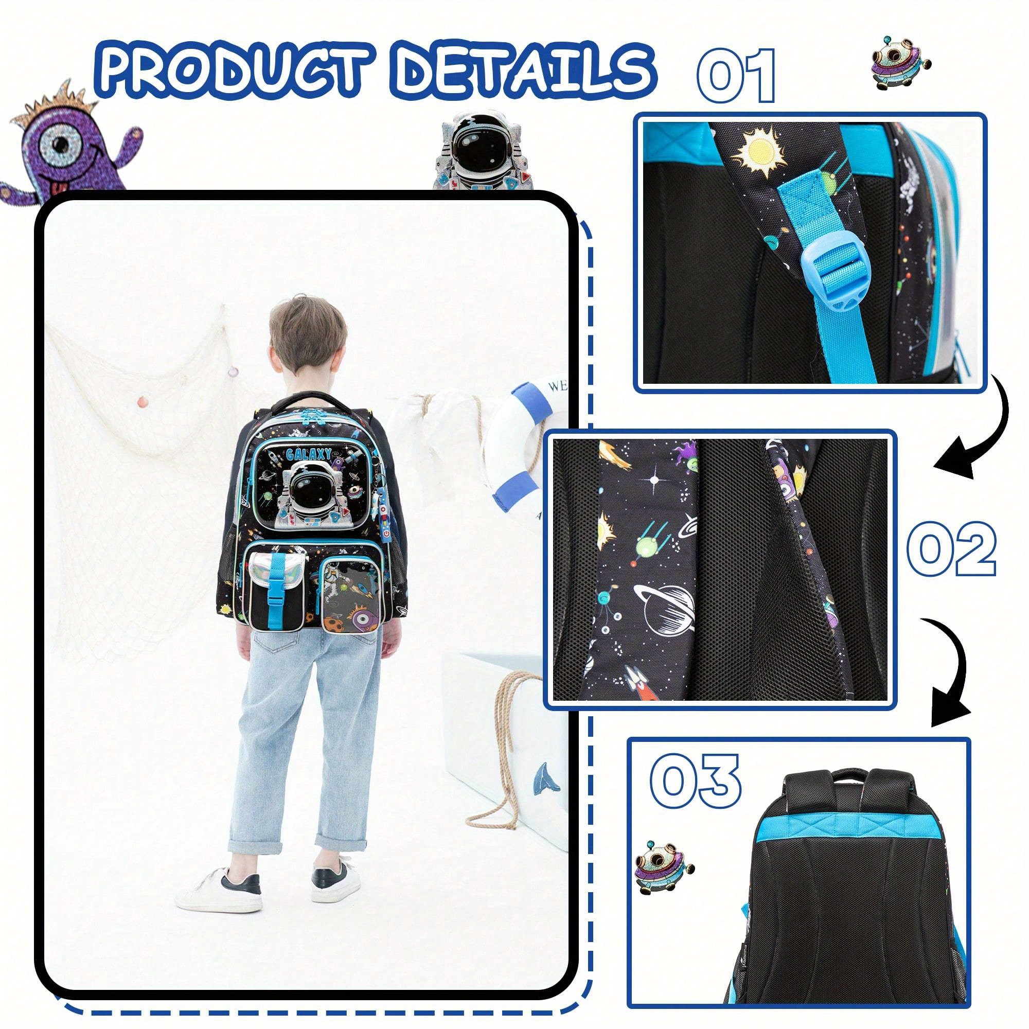 pezzi zaini ragazzi scolastico studenti Temu Italy