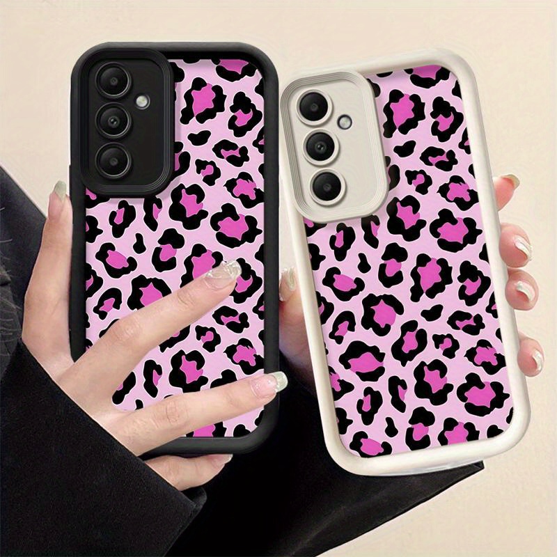 

Pink Leopard Phone Case Galaxy A55 A25 A35 A15 A54 A34 A14 A24 A53 A33 A23 A13 A52 A32 A22 A12 A51 A71 A72 A73 Silicone Protective High-quality Funda