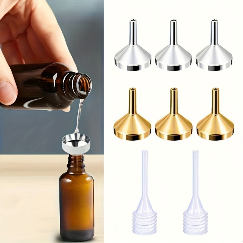 

2/3/5pcs et Paille en Métal pour Parfum et Huiles Essentielles, Facile à Distribuer et Divers Outils Spéciaux