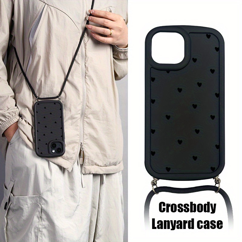 

Lanyard Phone Little For Iphone 15 14 11 Xr Xs Max X 8 7 2020 Se Shockproof Pattern Men Ph3d