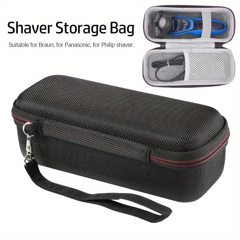 

2024eva Shaver Protective Case Shaver Storage Bag Zipper Travel Box For Philip Electric Shaver