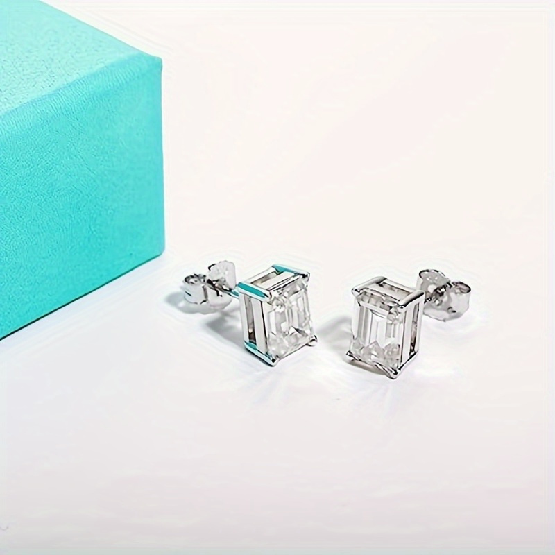 Eternal Earth 925 Sterling Silver Moissanite Earrings