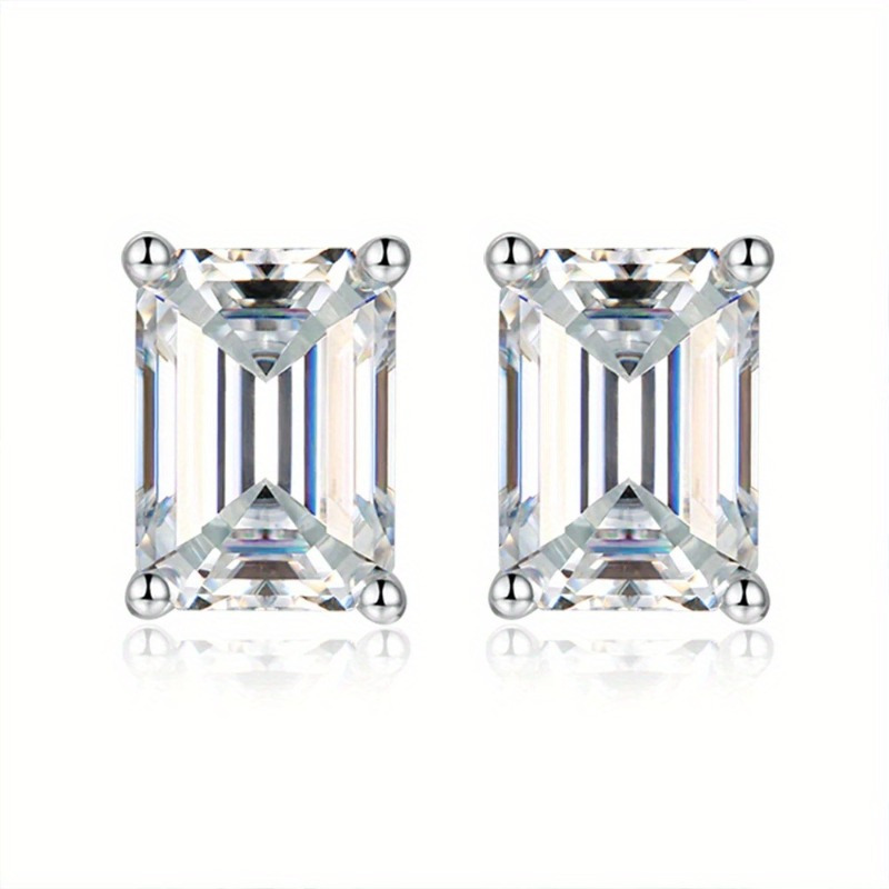 Eternal Earth 925 Sterling Silver Moissanite Earrings