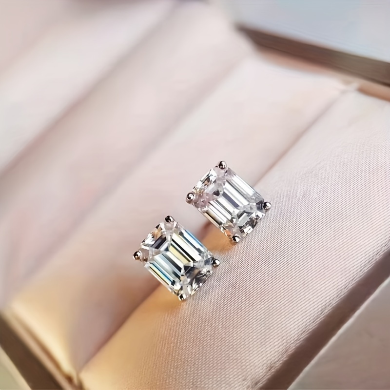 Eternal Earth 925 Sterling Silver Moissanite Earrings