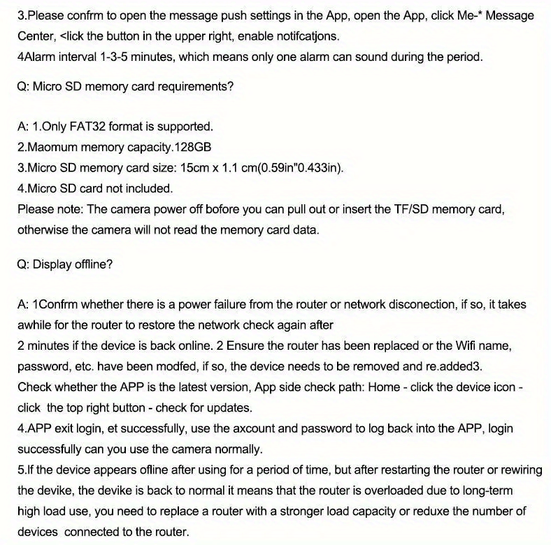 TERUHAL 1080P HD WiFi Камера безопасности, панорамирование и наклон на 355°, двусторонний звук, ночное видение, удалённое просмотр, питание от USB, ABS, без батареи, для домашнего наблюдения, идеально для подарка на Рождество, Хэллоуин, День благодарения, для возрастной группы 14+ детали 12